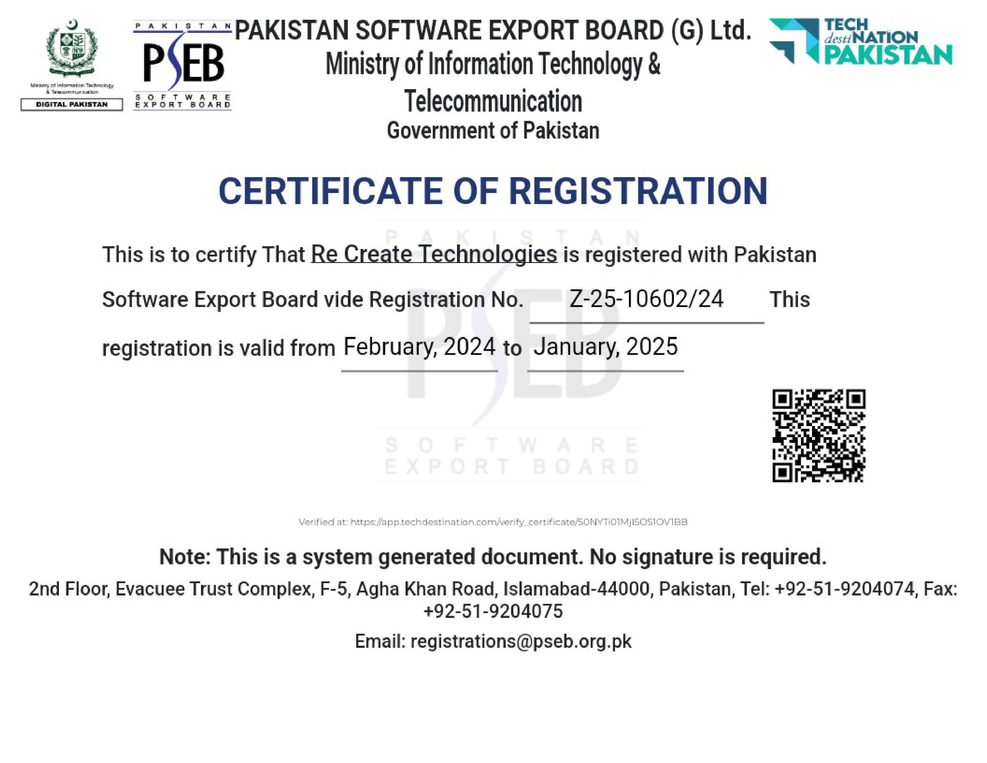 Certificate 15