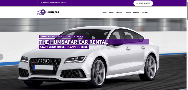 humsafarrentacar.com